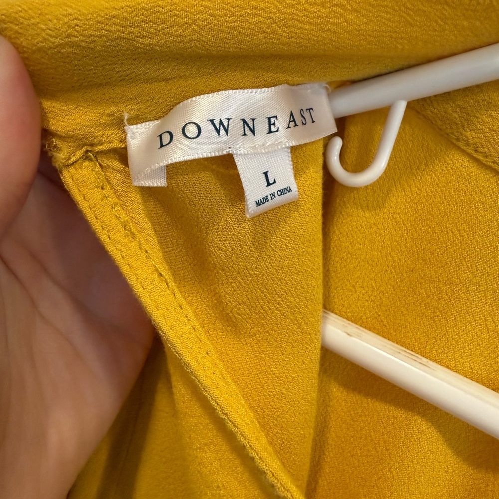 DownEast Mustard Blouse - Picture 3 of 3